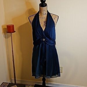 NWT Maggy London Ombre halter dress size 16